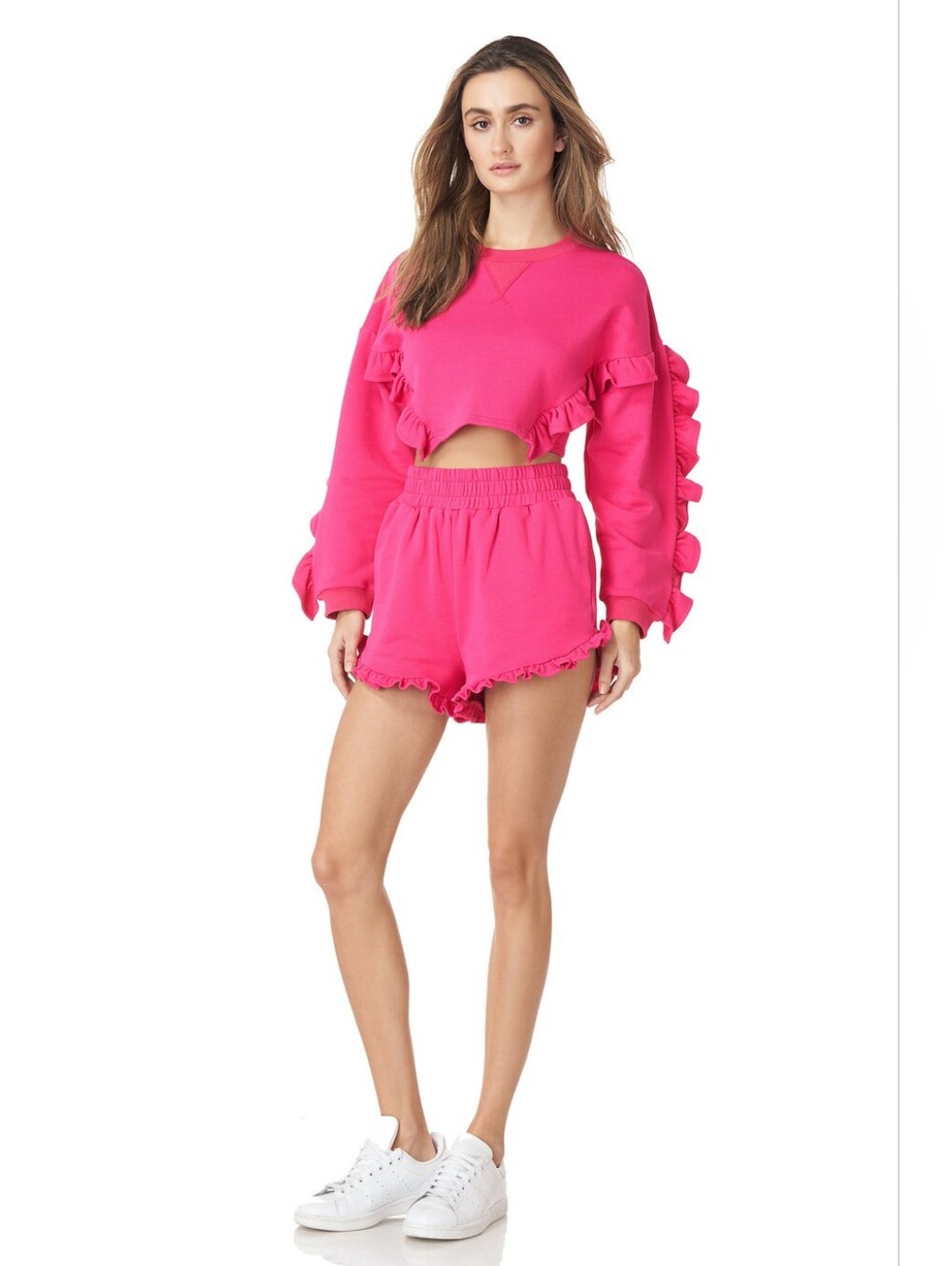 AMUR Ruffle Shorts Set Size Small - Picture 3 of 14
